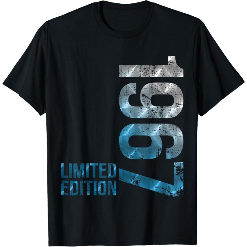 Retro 1967 Pure Polyester Printed Men's and Women's Fashionable Loose Casual T-shirt 2026 New Personalized Round Neck T-shirt