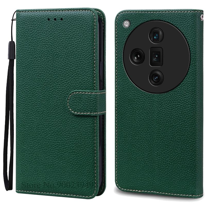 For OPPO Find X7 Case Leather Wallet Flip Case For OPPO Find X7 Ultra Case Soft Silicone Cover Coque Fundas Shell