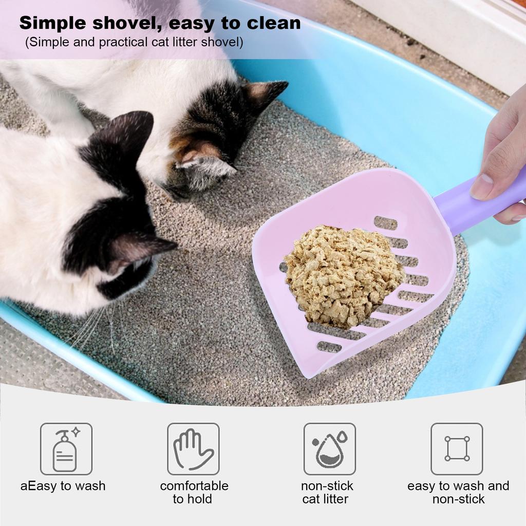 Cat Litter Shovel Cat Sand Litter Scoop Pet Cleaning Tool Toilet Feces Cleaning Supplies