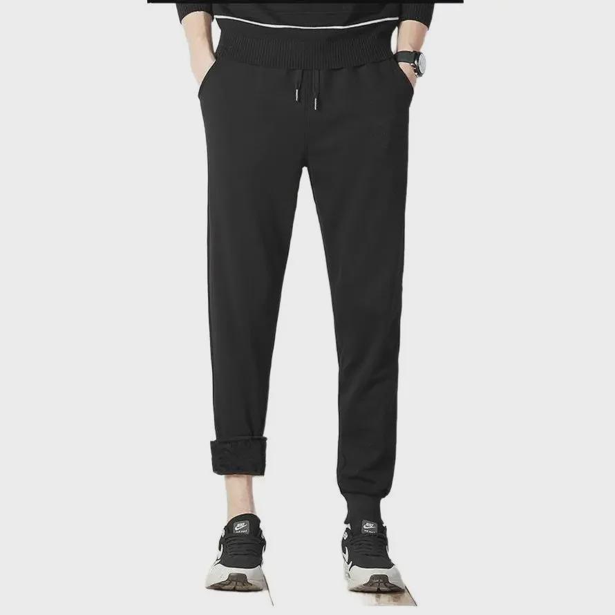 Herbst Herren Plus Samt Slim Korean Casual Pants - Lockere Passform für Teenager