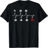 6 Speeds Gear Shift Manual Transmission Heartbeat T-Shirt T-Shirt