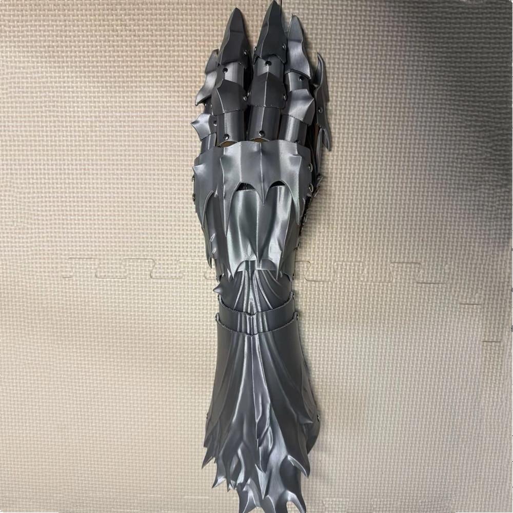 

Пластиковая Ручная Броня Рыцаря 3D Печать Длинные Перчатки Готический Винтаж Панк Механическая Рука Sci-fi Механическая Косплей Костюм Right Hand