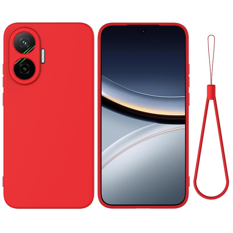 For Xiaomi Redmi Turbo 4 Pro Case Soft Premium Liquid Silicone Strap Cover with Flocking inside for Redmi Turbo4 Pro