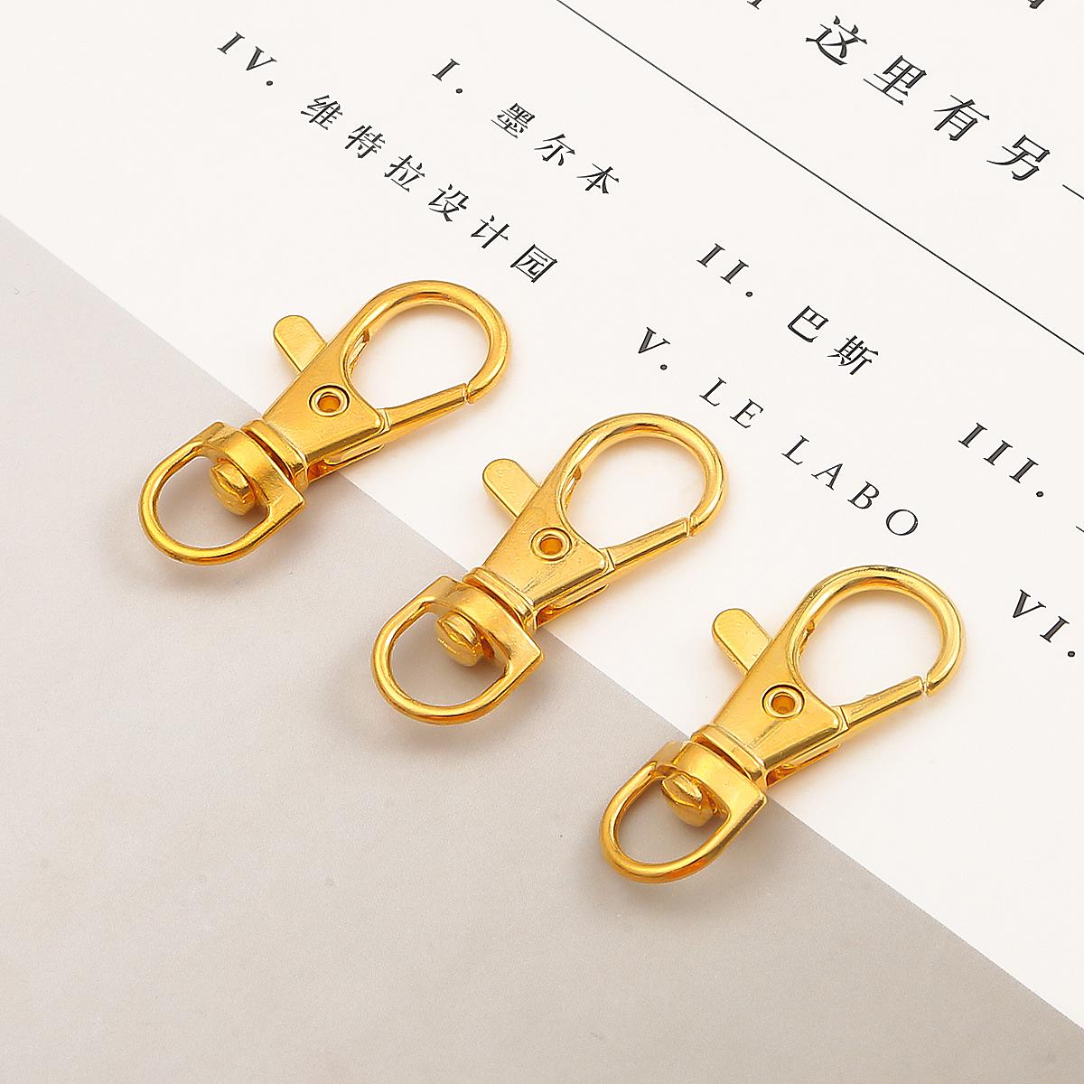 

5/20 шт. Сплавный брелок для изготовления ювелирных изделий, крючки, зажимы, застежка-карабин, аксессуары ручной работы 13x34mm 5pcs