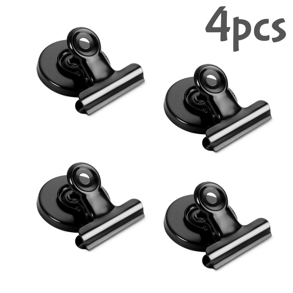 1/8pc Refrigerato Magnetic Clips Heavy Duty Whiteboard Space-Saving Clip Set Document Bill Magnetic Clips Photo Display Holder