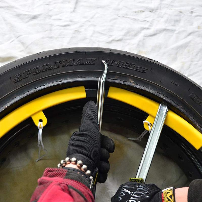 Wielofunkcyjny Łom do Opon Moto Zmieniarka Dźwigni do Opon Narzędzie do Ochrony Obręczy Stal Wysokowęglowa Płyta Podważająca do Opon Narzędzia do Naprawy Samochodów