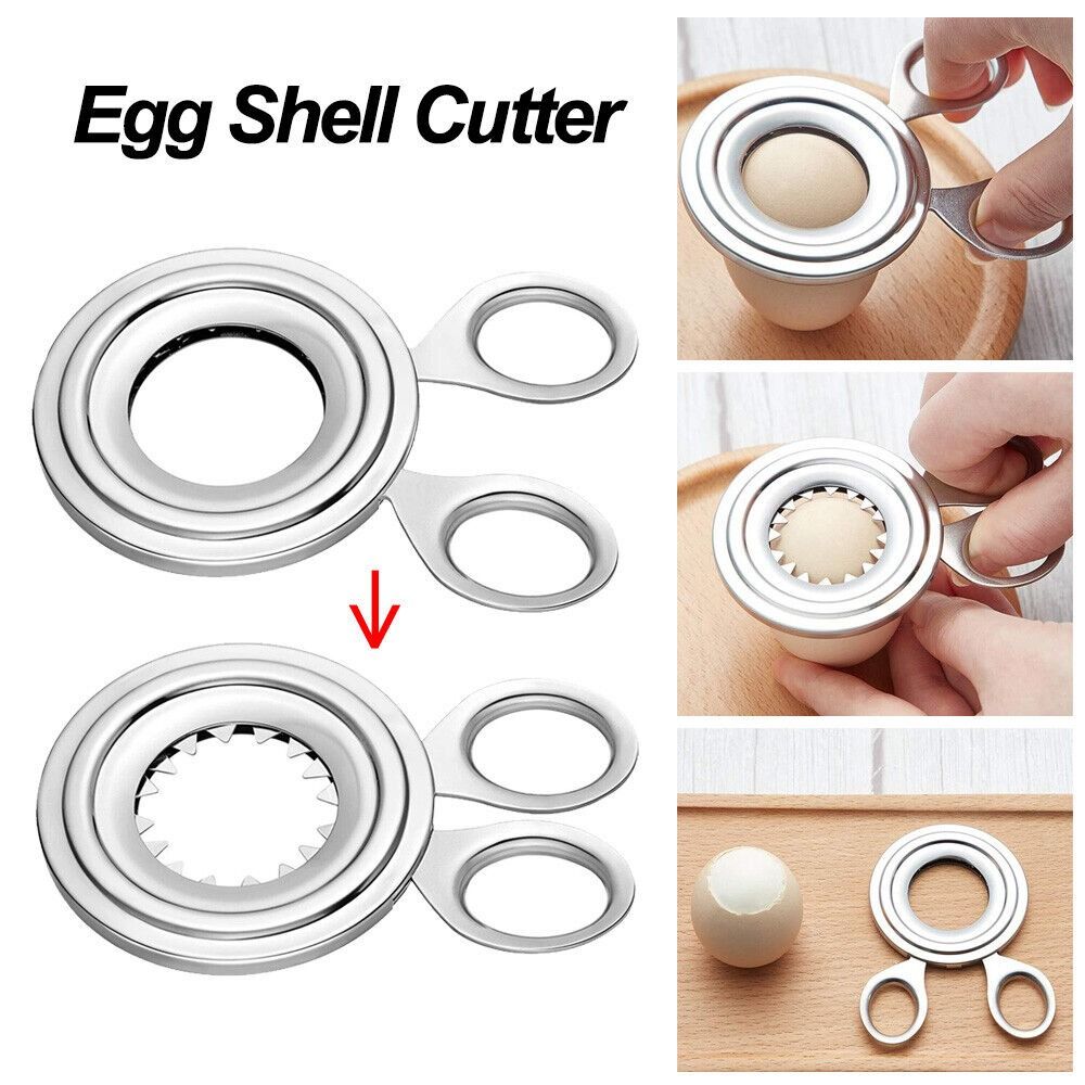 Eggs Kitchen Gadget Egg Shell Opener Boiled Egg Shell Cutter Topper Cutter Scissors Knocker Opener