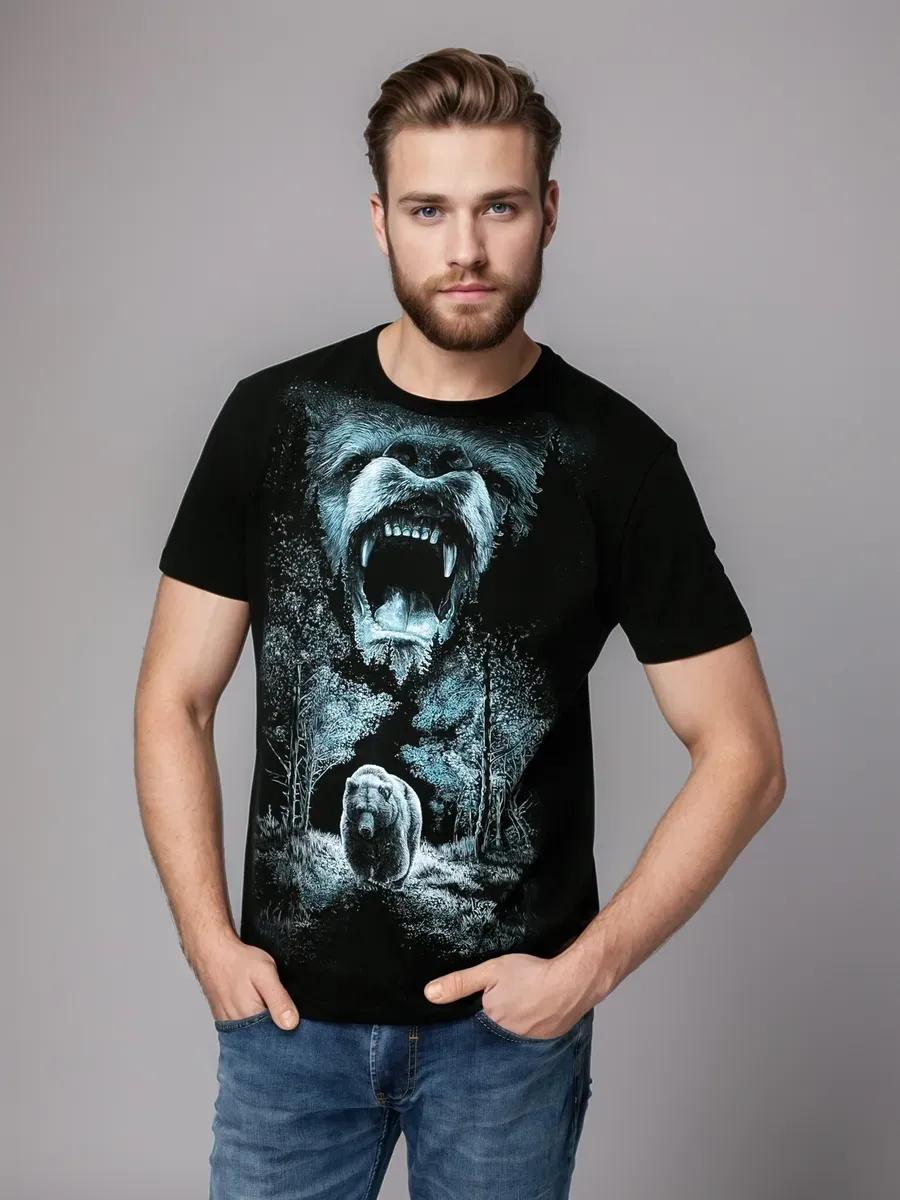 Oversized T-shirt with joke print XL