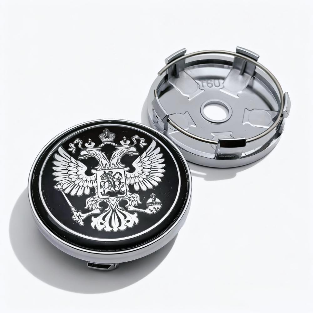4pcs Russian Coat of Arms Logo Emblem Car Wheel Center Caps 60MM 56MM Wheels Hub Cap Rim Hubcaps Dust Cover Replace Accessories