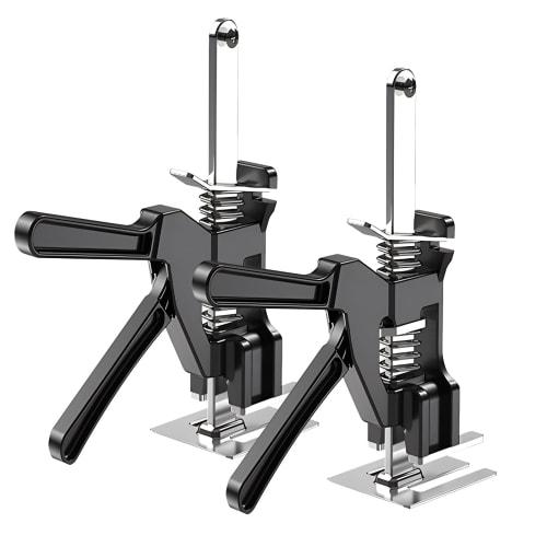 

TeamSky Lab Jack, Jack Stand, 200kg Capacity, Mini Jack, Jack Stand, Tile Leveling System, Door Board Lifter, Stainless Steel, Labor-Saving Mini Lifti