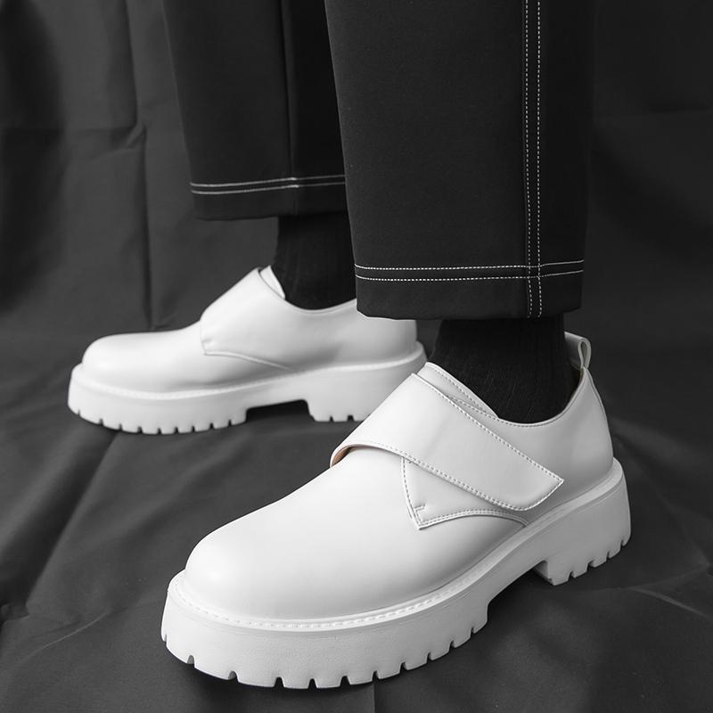 Fashion New Arrival Men Thick Bottom Oxford Shoes Casual Leather Shoes Fashion Business Formal Dress Footwear Soft Outdoor Male loafers