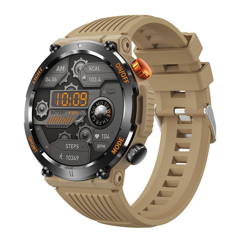 HT17 Smart Watch Bluetooth Call Men Rugged Compass LED Lighting Outdoor Sport Smartwatch 450mah Large Battery Ftiness Tracker