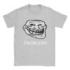 Trollface Meme Rage Comic Funny Troll Joke Internet T-Shirt Men 100% Cotton Tees Short Sleeve T Shirt Unique Clothing