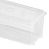 Spaghetti Container Pasta Noodle Organizer Box PP Clear Rectangle Leakage Proof Food Container for Fridge Kitchen