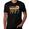 Vintage 1977 T-Shirt Rapper Graphic Tees Vintage Anime Shirt Animal Prinfor Boys Mens Designer T Shirt