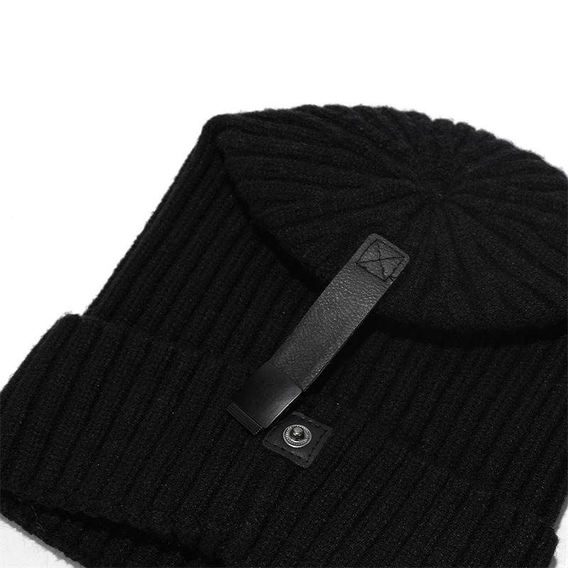 Winter Wool Hat Outdoor Cold-Proof Warm Ear Protection Knitted Hat