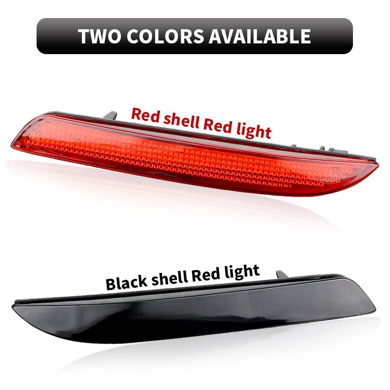 2pcs LED Rear Bumper Reflector For Honda Insight CR-Z 2010-2014 CR-V 2012-2014 FIT Acura TSX Wagon 2018-up Tail Stop Brake Light