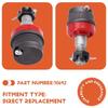 L16A-4Pcs Heavy Duty Replacement Ball Joints Set For Jeep TJ/XJ/YJ/ZJ/MJ 1987-2006