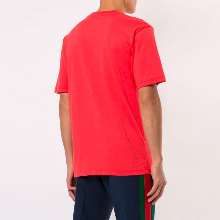 Palace Creative Print Crew Neck Short Sleeve T-Shirt Men Tops Red P16TS137