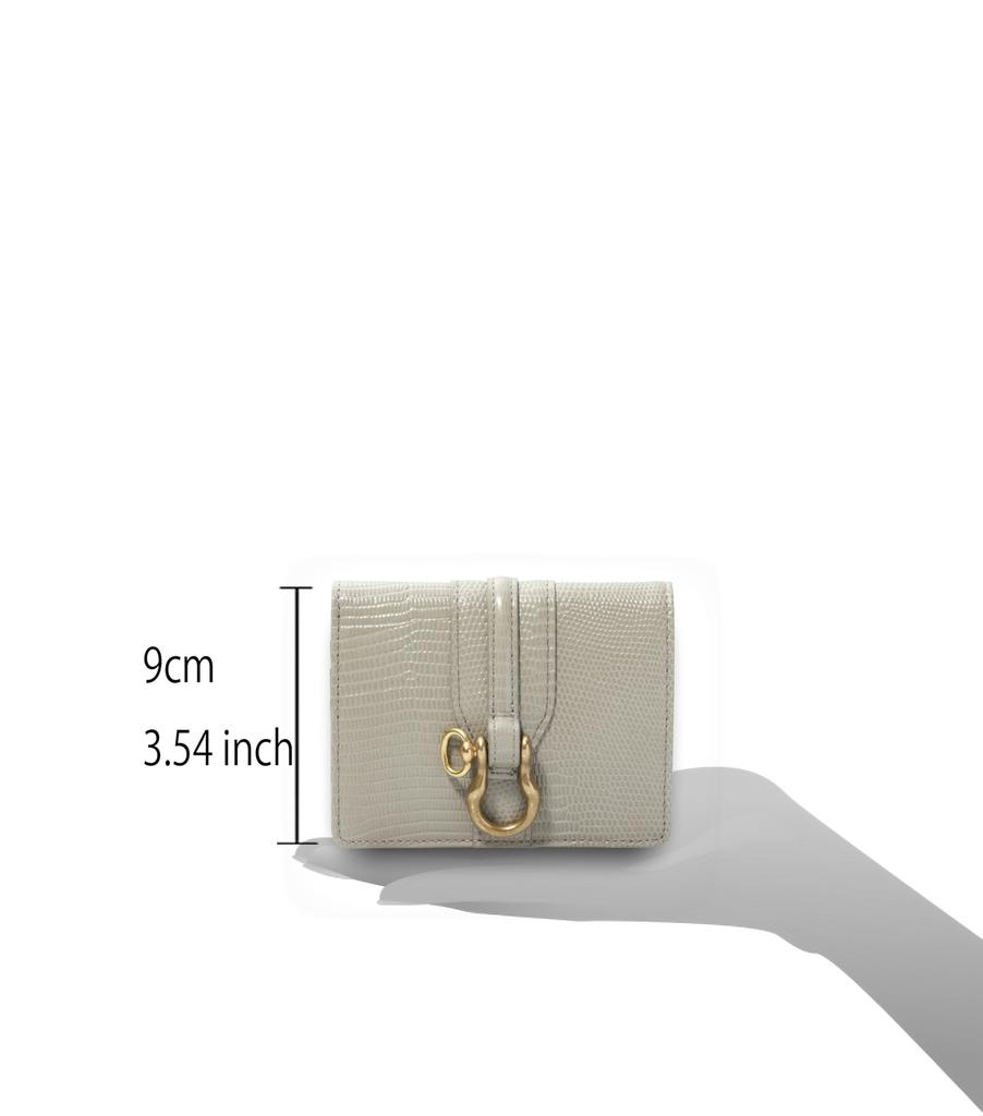 [Toff and Loadstone] Rosette Folded Wallet Lizard