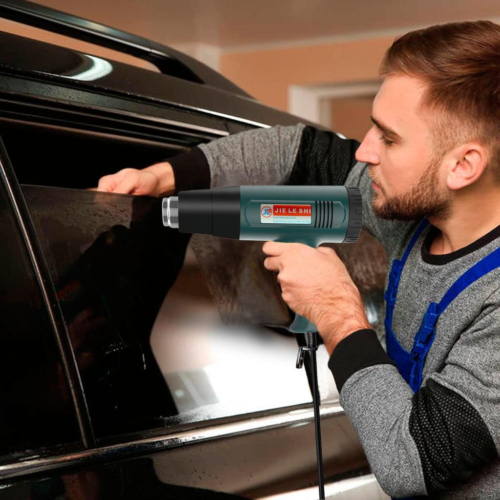 Handheld DIY Industrial Hot Air Gun for Car Film, Plastic Welding, and Drying.