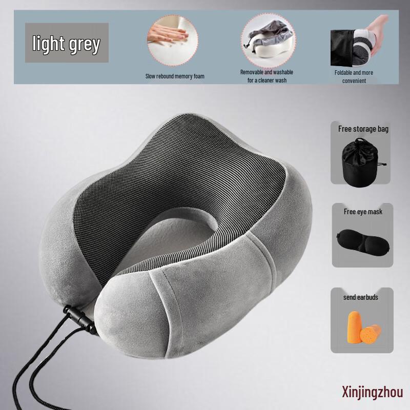 Portable U-Shaped Travel Neck Pillow