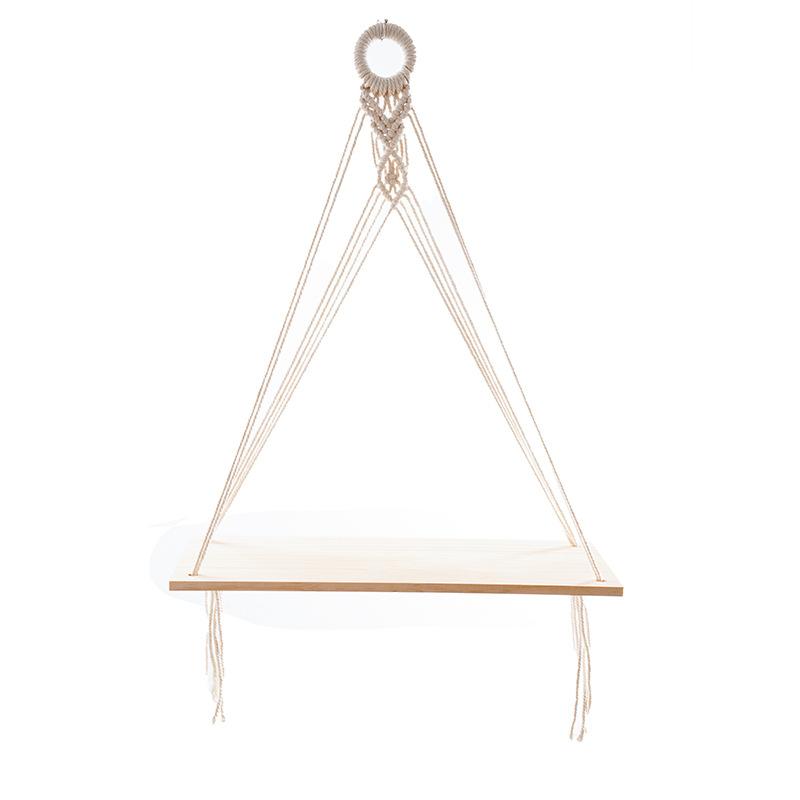 

Casual style diy bohemia cotton rope woven tapestry storage rack european style home living room bb pendant decoration