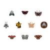 500 Stickers/roll Cartoon Moth Roll Stickers Children Student Reward Encourage Stickers Creative Decorative Sealing Color Stickers