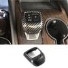 1PCS ABS Carbon Fiber Gear Shift Knob Cover Trim For Nissan Pathfinder -2024