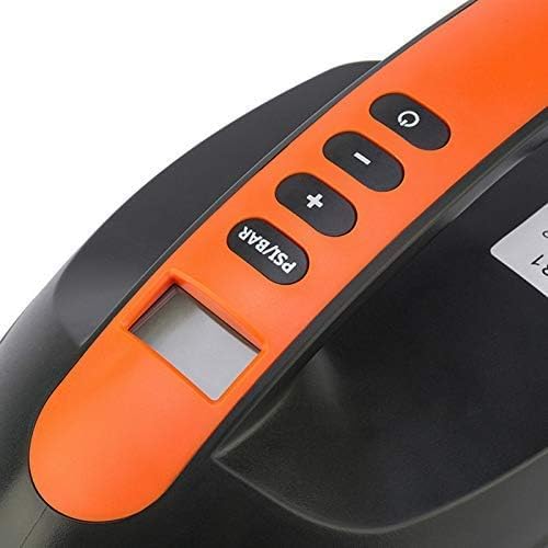 Dearsee SUP Electric Air Pump, 12V 20PSI, Inflates, Deflates, with Auto-Shutoff and Overheat Protection, Operates While Driving, Inflatable SUP, Elect