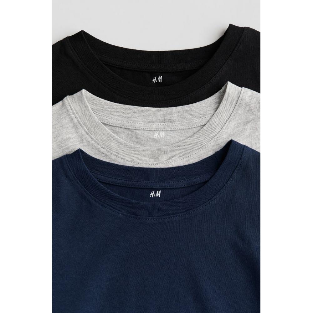 

Комплект из 3 рубашек HMT темно-синий черный