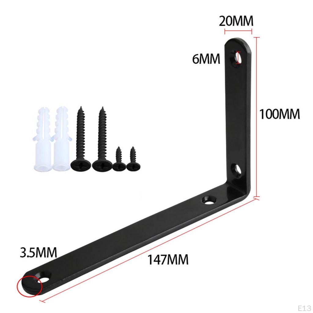 Wall Mount Shelf Supports - Pack of 8