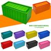 Wrought Iron Mini Container Model Retro Industrial Style Metal Box Tin Toy Storage Box Model Ornaments Small Size