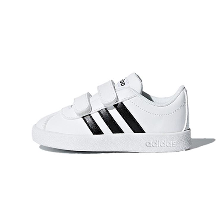 (TD) adidas VL Court 2.0 White Black Baby DB1839 EU 25.5