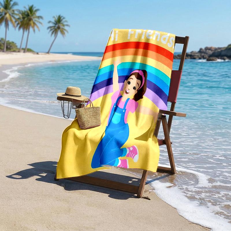Ms Rachel Fashion Beach Towel: Ideal for Summer Adventures Soft, absorbent and quick drying suitable for swimming and bathing