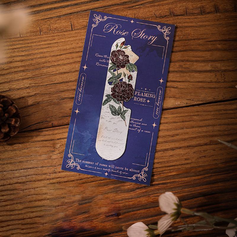 Creative Metal Chinese Style Hollow Bookmark Retro Flower Bookmark Metal Bookmark School Supplies For Children