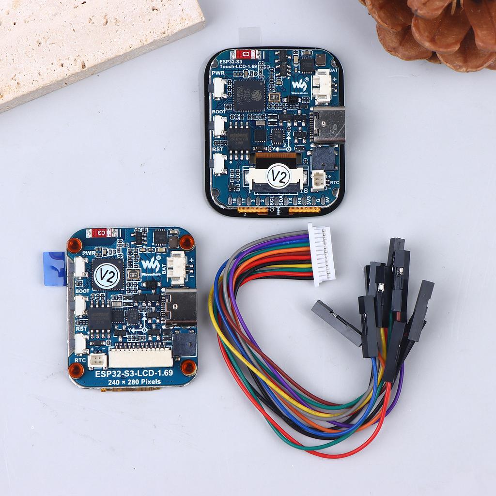 Esp32 Development Board 1.69-Inch 262K Ips Touch Lcd Display Tft Lcd Screen Module 240X280 Wifi Bluetooth Smart Display