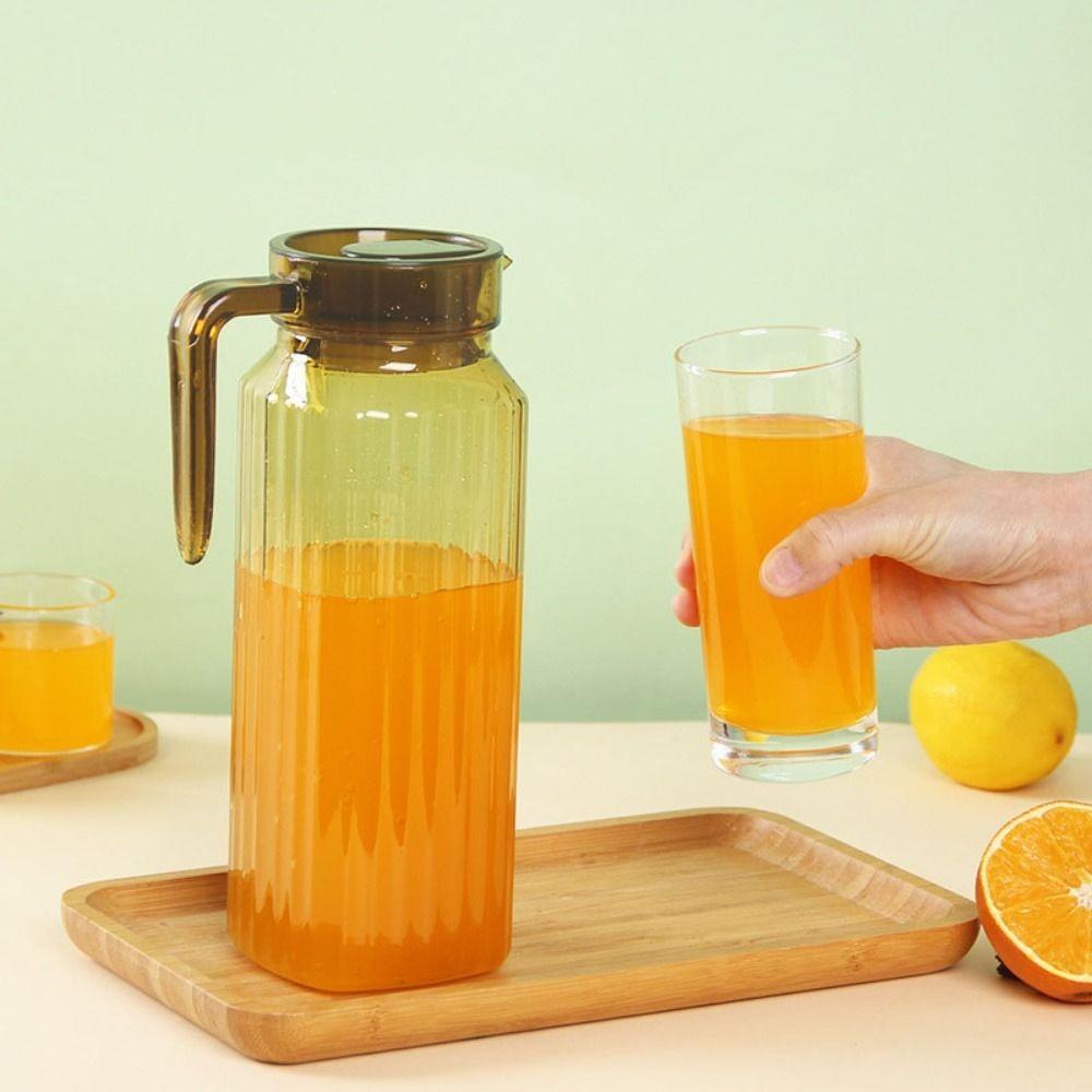 Heat Resistent Water Pitcher Anti-Dust Iced Tea Pot Drinkware Cold Water Kettle  Hotel