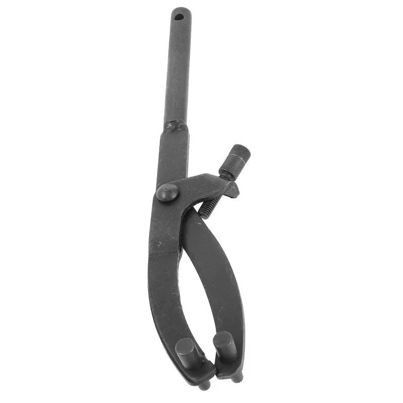 Universal Motorcycle Moped Scooter Flywheel Variator Clutch Remove Holder Repair Tool Black Metal