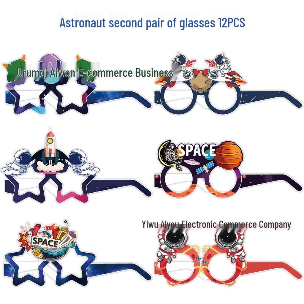 Space Astronaut Party Set: Bunting, Napkins, Plates, Tablecloth, Cutlery & Cards