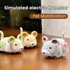 Electric Hamster Cat Toy with Mockingbird Sounds 3 Wing Modes Automatic On/Off Interactive Hunting Stimulator Cat Play Toy