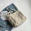 Korean Style Quilt Puffer Bag Casual Underarm Tote Bag Fashionable Down Bag  Lady