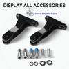 Black Passenger Footpeg Mounting Hook Bracket Fit For Harley Street Glide Flhx Road Glide Road King Flhr 2014-2024