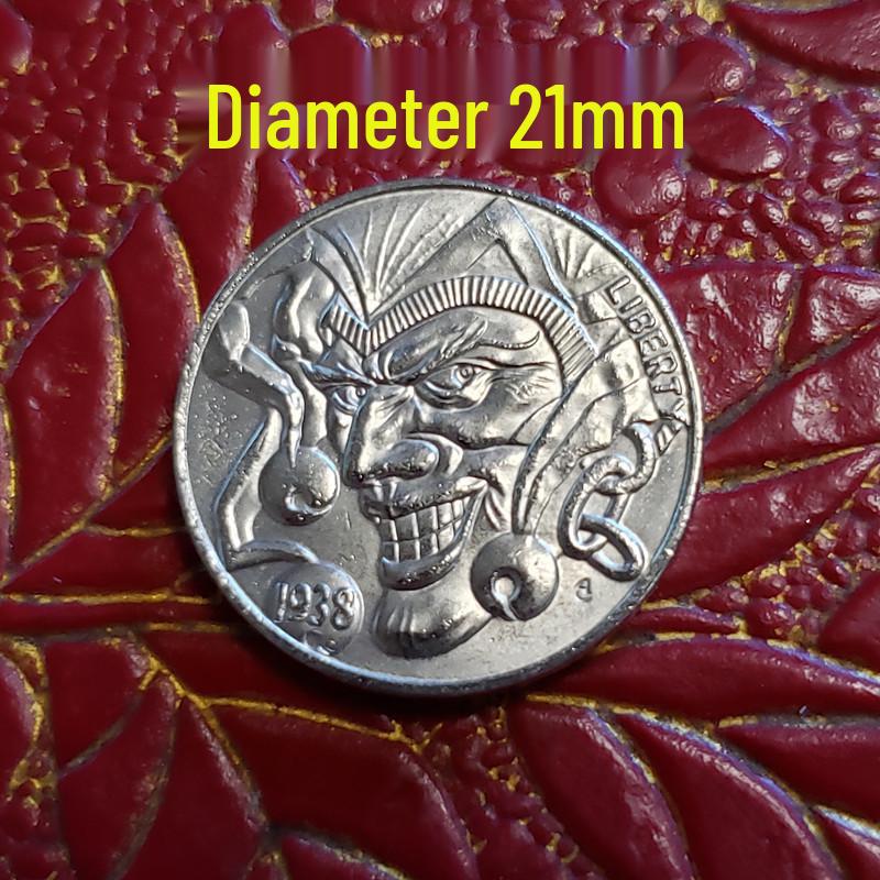 1938 Buffalo Hobo Antique Coin #322 Copper