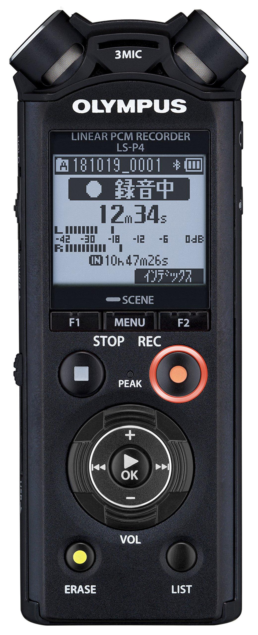 

OLYMPUS Linear PCM Recorder LS-P4 Black (Refurbished product)