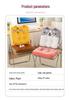 Cartoon Plush Chair Pad for Kids - Height Boost & Comfort