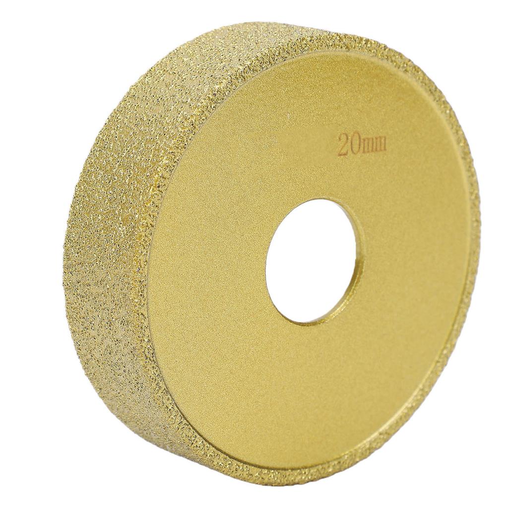 Diamond Grinding Wheel 3 Inch Dry Wet Vacuum Brazed Round Edges Diamond Grinding Wheel for Tile Quartz Marble Granite