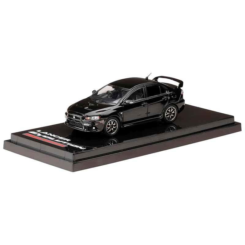 

1/64 Mitsubishi Lancer Evolution X FINAL EDITION С демонстрационной моделью двигателя Phantom Black Pearl