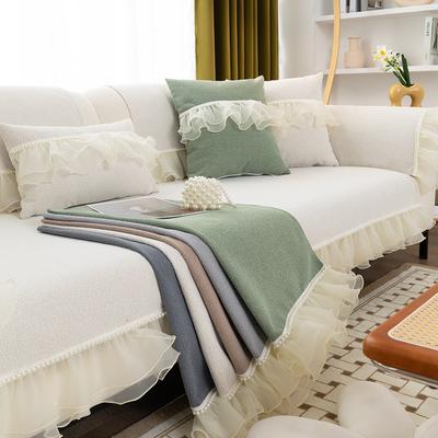 Yeni Kanepe Minderi Dört Mevsim Evrensel Kaymaz Yüksek Dereceli Minder Minimalist Modern Moda Dantel Kenar Kanepe Kılıfı