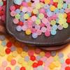 200PCS Acrylic DIY Crafts Frosting Round Beads For Jewelry Making Accessories Findings Fashion Handmade